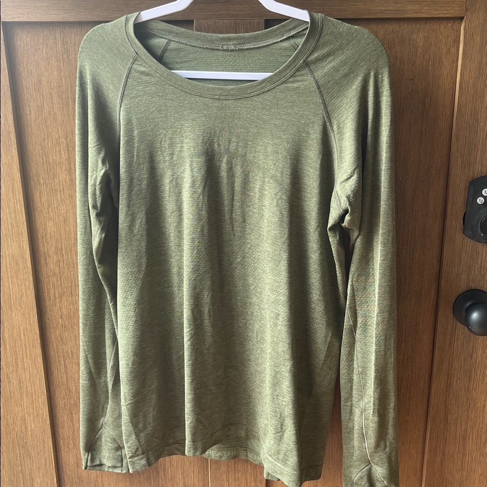 lululemon athletica Olive Long Sleeve Tee